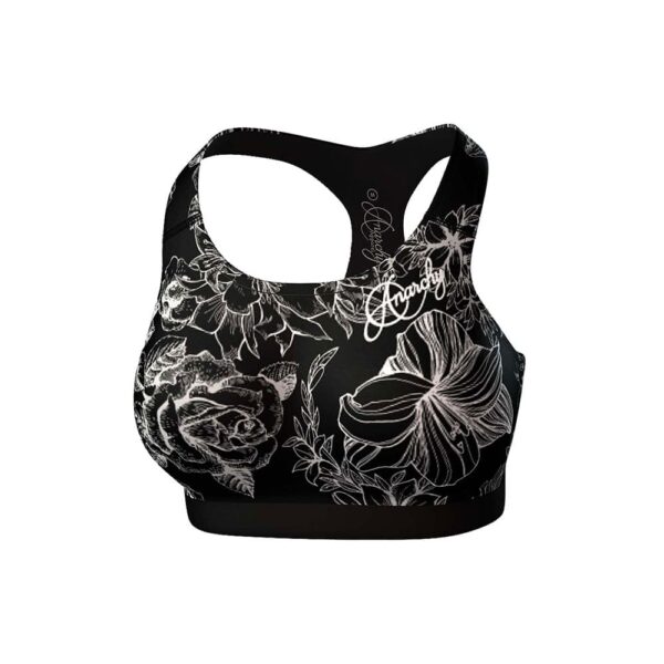 Anarchy Apparel Vaeneti Sports Bra-schwarz/weiss