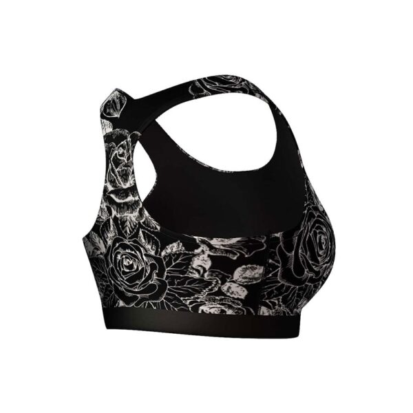 Anarchy Apparel Vaeneti Sports Bra-schwarz/weiss – Bild 2